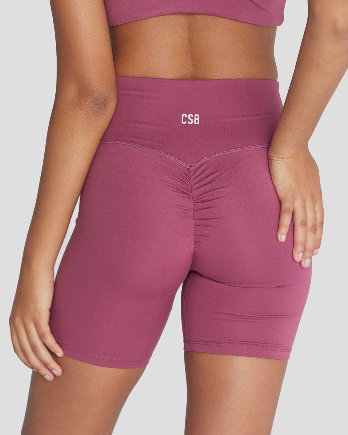 Serenity Scrunch Crossover Shorts 6" | Passion sold by Crop Shop Boutique product image thumbnail 4