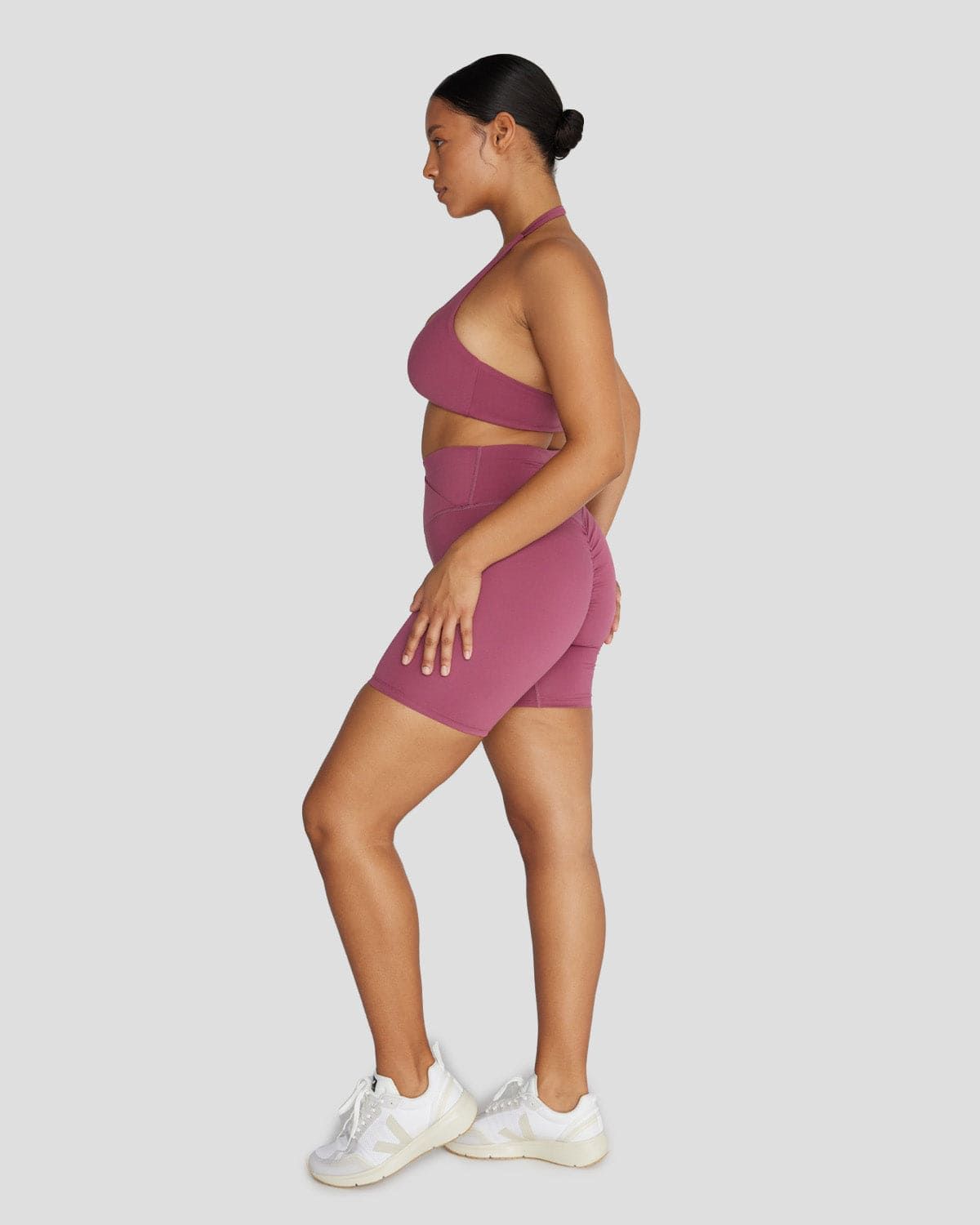 Serenity Scrunch Crossover Shorts 6" | Passion sold by Crop Shop Boutique product image thumbnail 3