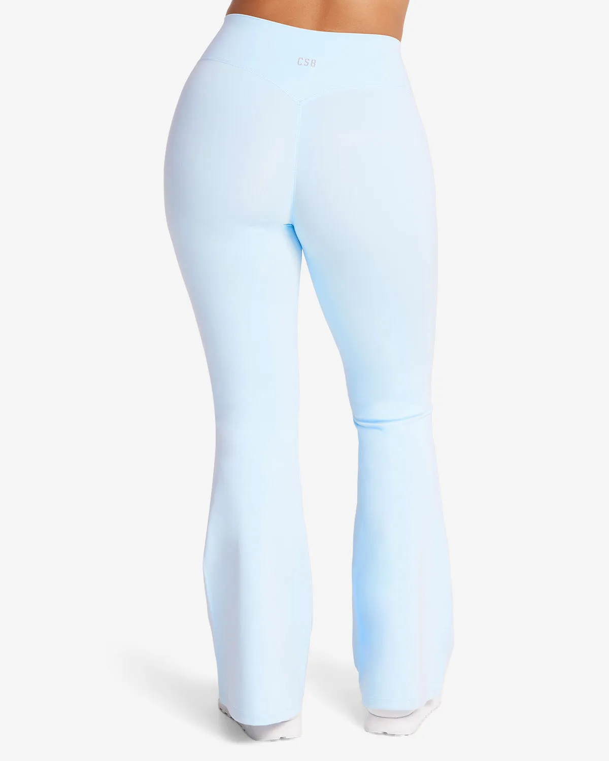 Form Flare Leggings | Powder Blue sold by Crop Shop Boutique product image thumbnail 3