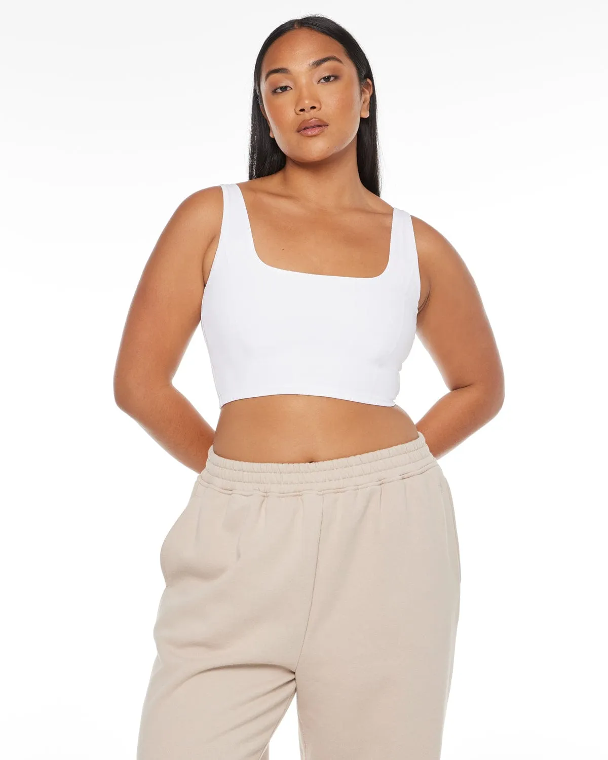 Freedom Pia Crop | White sold by Crop Shop Boutique product image thumbnail 5