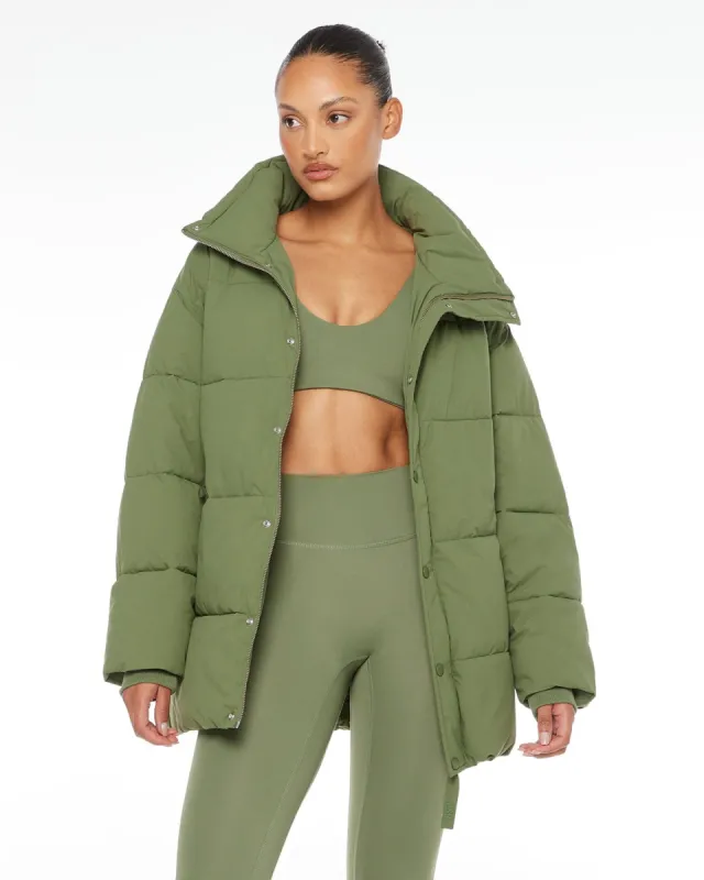 Puffer Jacket | Clover sold by Crop Shop Boutique