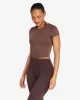 Air Tee | Espresso sold by Crop Shop Boutique