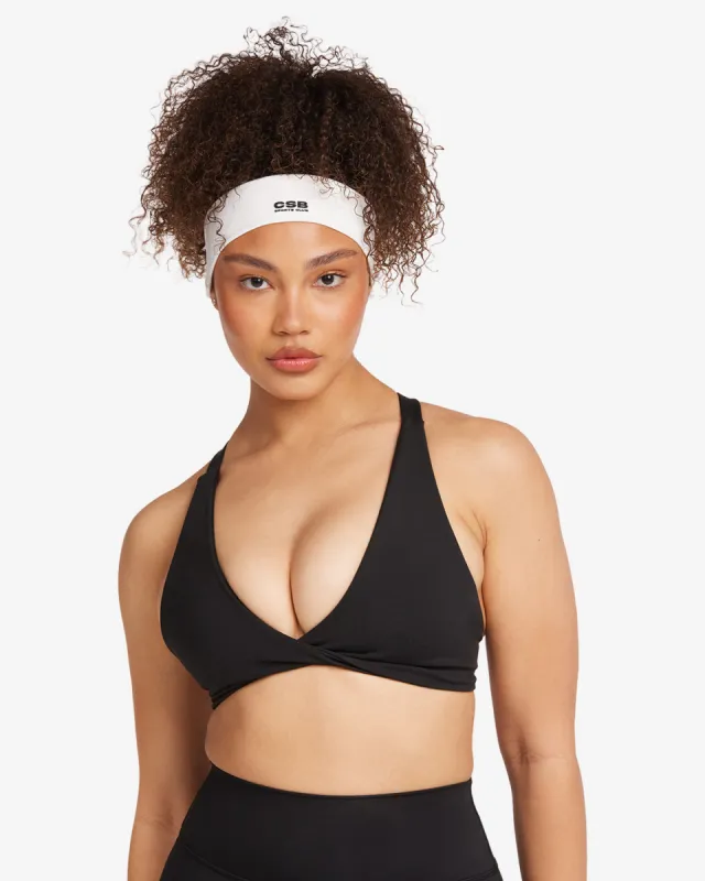 CSB Fade Headband | White made by Crop Shop Boutique