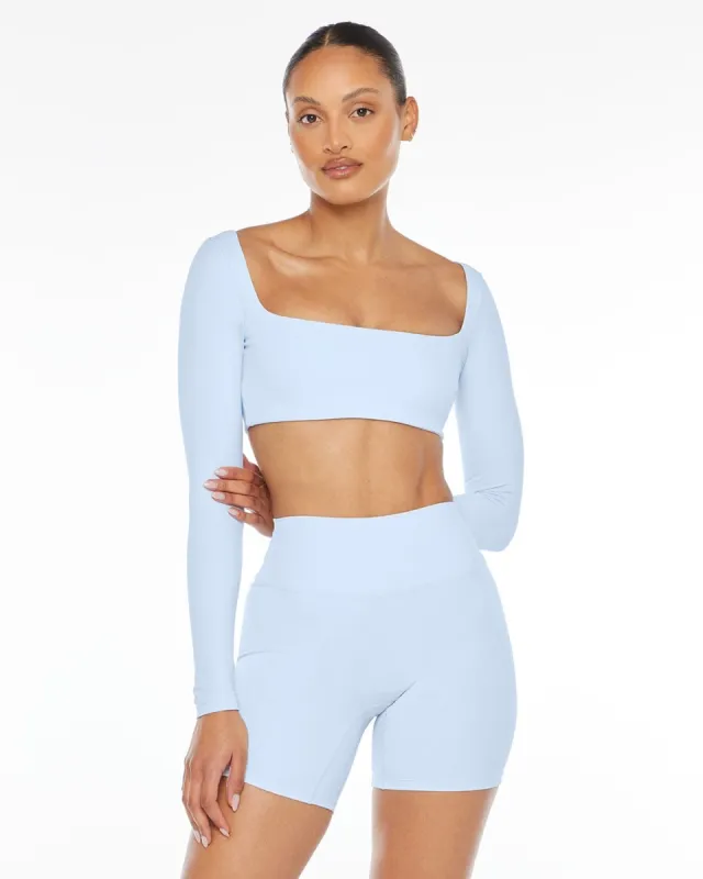 Freedom Scoop Long Sleeve Crop | Ice made by Crop Shop Boutique