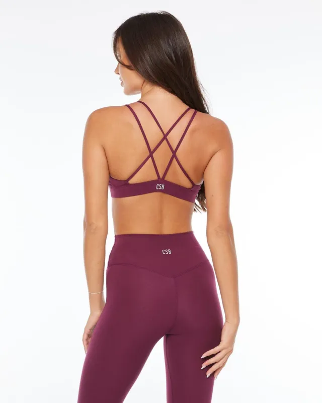 Imperfect - Serenity Iris Crop | Sangria sold by Crop Shop Boutique
