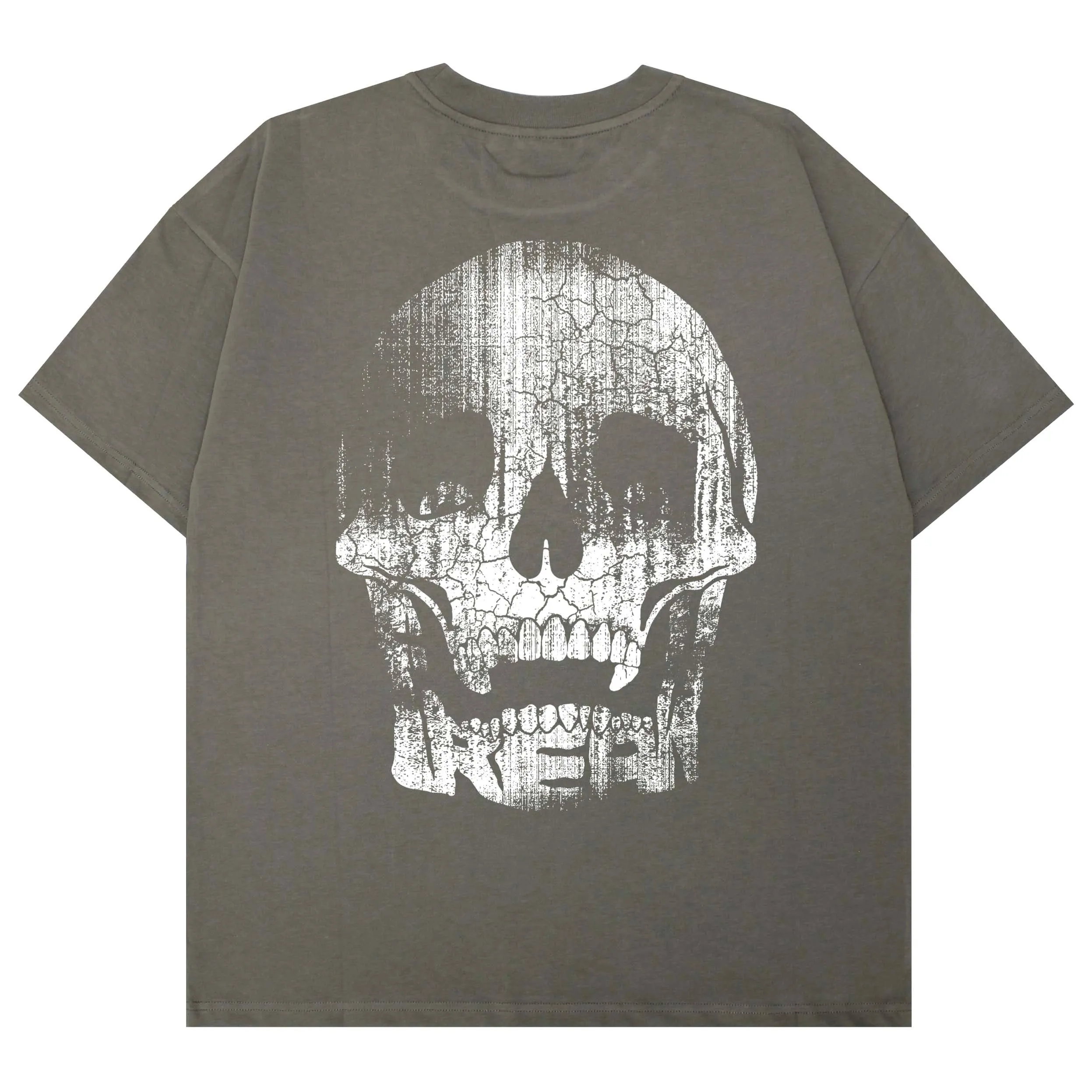 PREMIUM FCKED UP LOGO TEE (OLIVE GREY) sold by Freak product image thumbnail 2