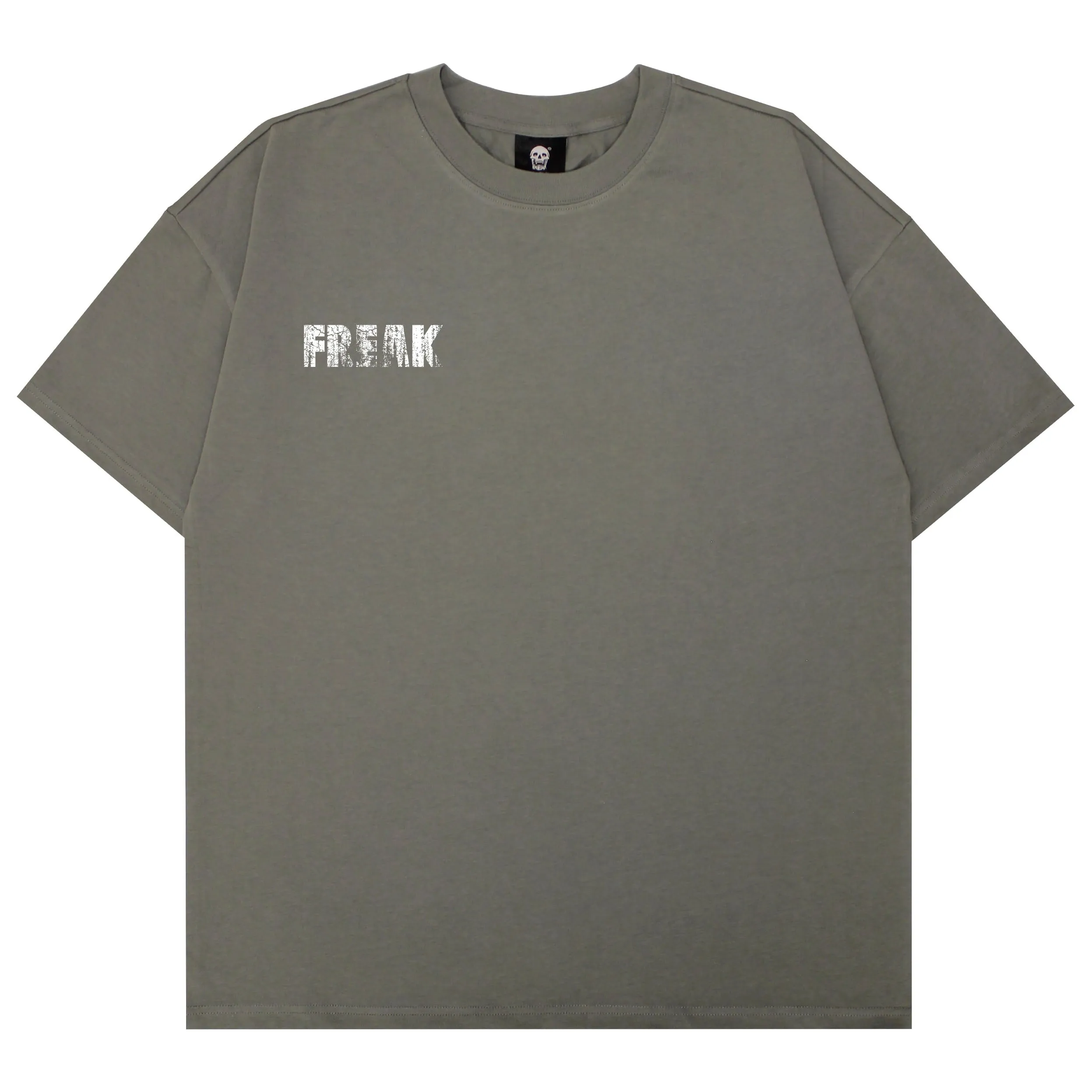 PREMIUM FCKED UP LOGO TEE (OLIVE GREY) sold by Freak