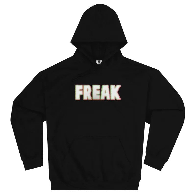 LOW-RES LOGO HOODIE (BLACK) sold by Freak
