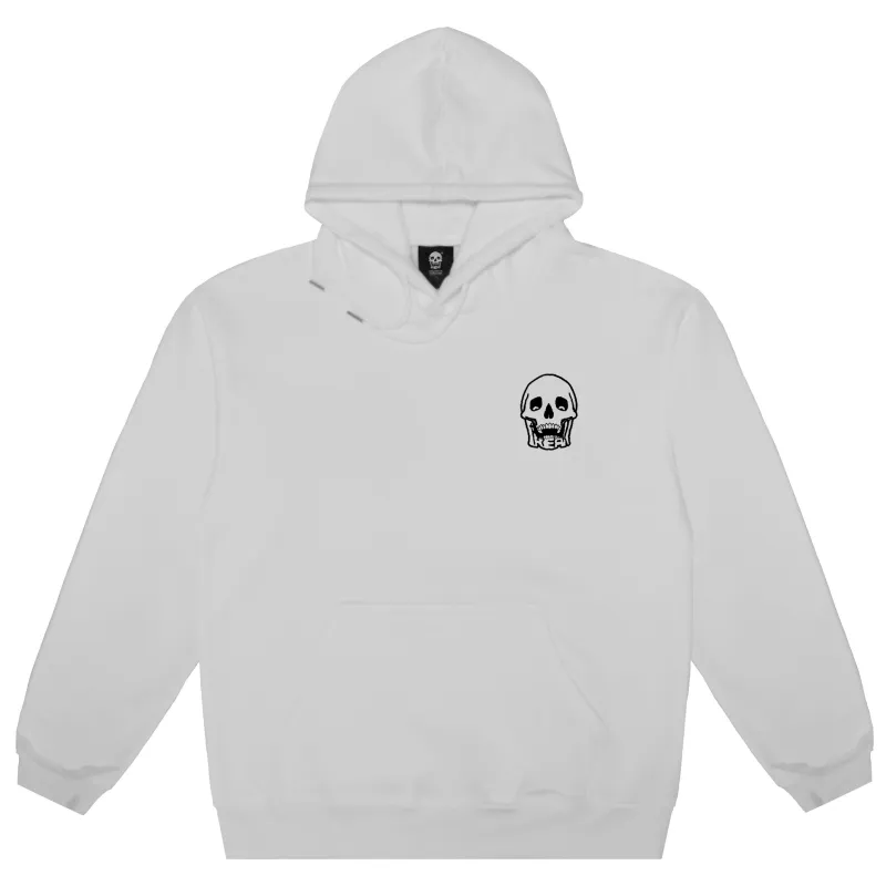 PREMIUM RHINESTONE LOGO HOODIE (WHITE) sold by Freak