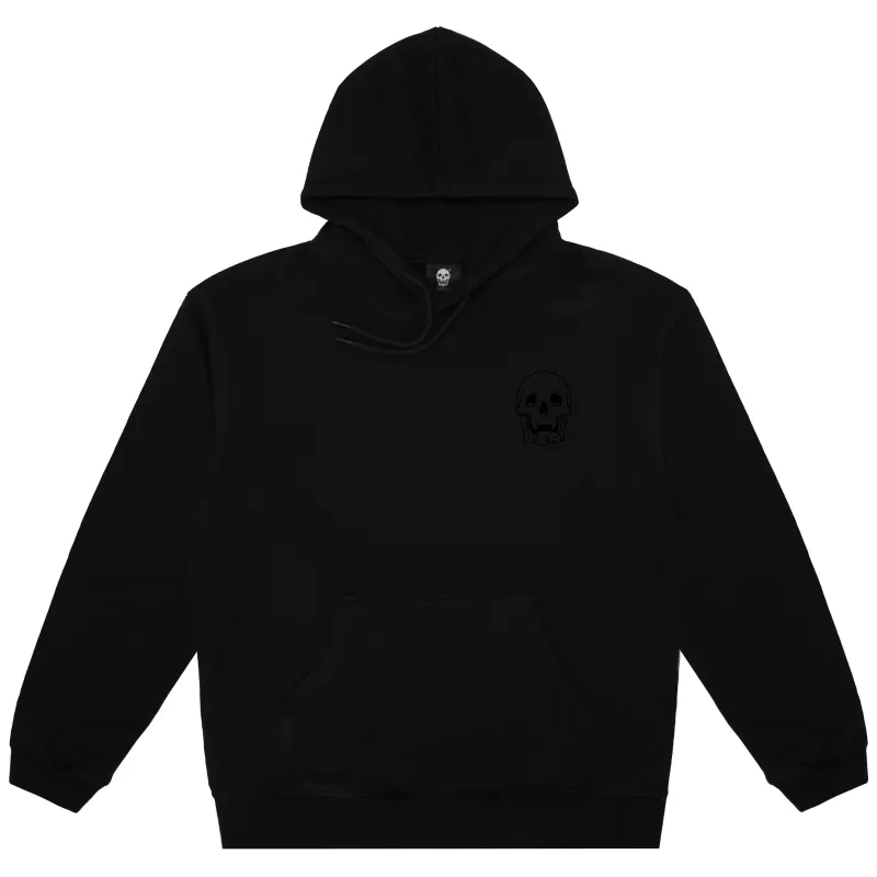 PREMIUM RHINESTONE LOGO HOODIE (BLACK) sold by Freak