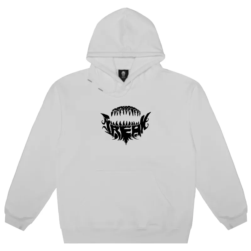 PREMIUM DEVIL LOGO HOODIE (WHITE) sold by Freak