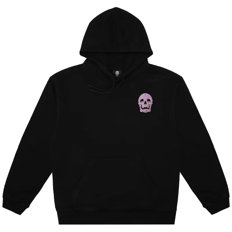 PREMIUM GLITTER LOGO HOODIE (BLACK) sold by Freak