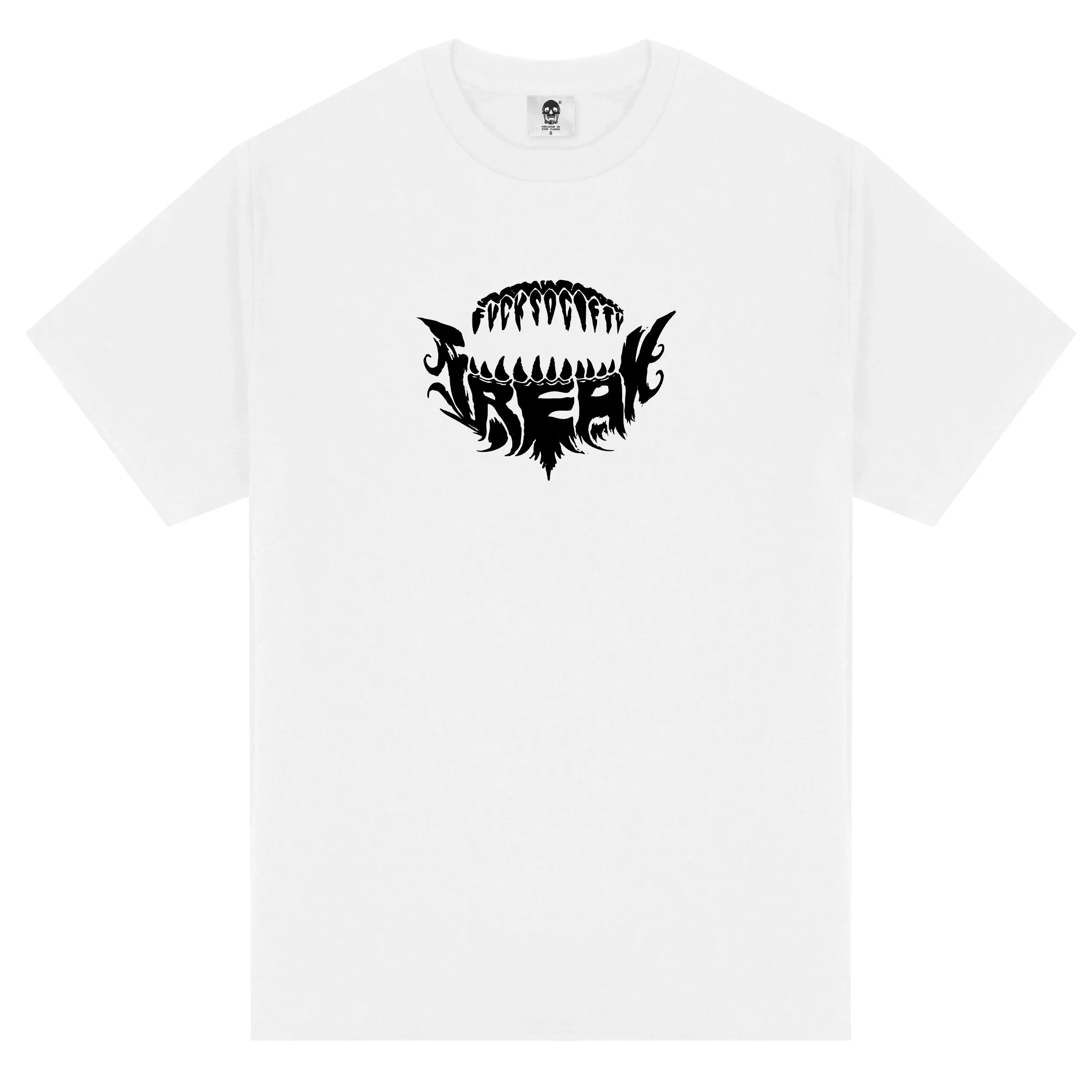 DEVIL LOGO TEE (WHITE) sold by Freak