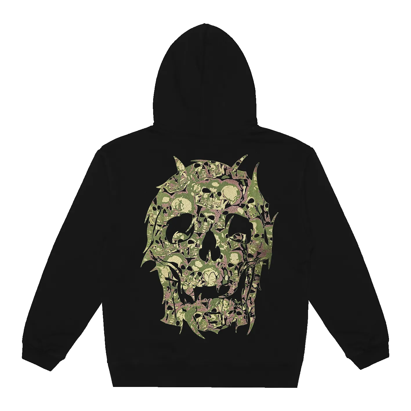 PREMIUM CAMO THORN LOGO HOODIE (BLACK) sold by Freak product image thumbnail 2