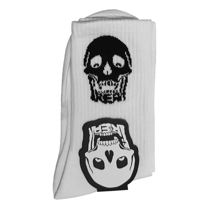 LOGO SOCKS (WHITE) sold by Freak