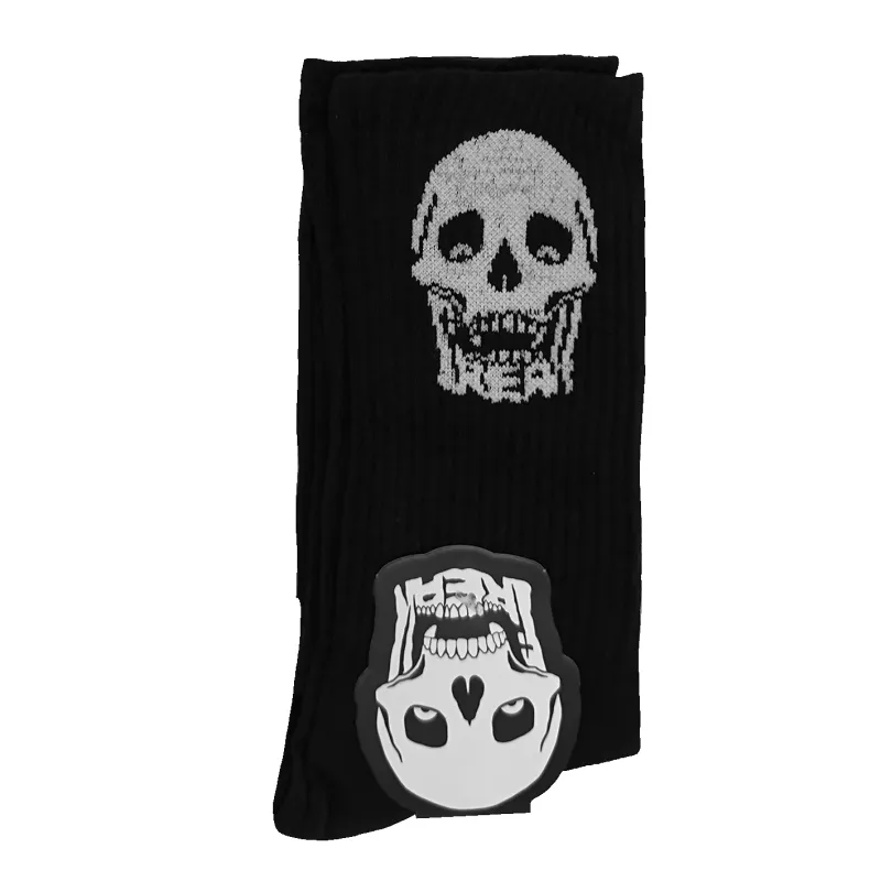 LOGO SOCKS (BLACK) sold by Freak