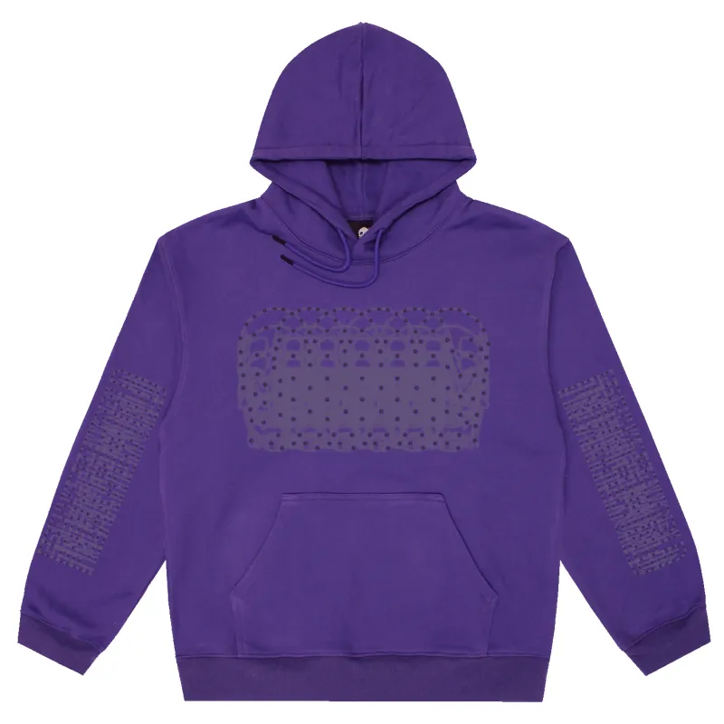 PREMIUM RHINESTONE HOODIE (PURPLE) sold by Freak