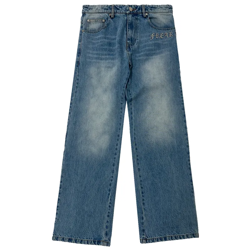 REFLECTIVE DENIM JEANS (BLACK) sold by Freak