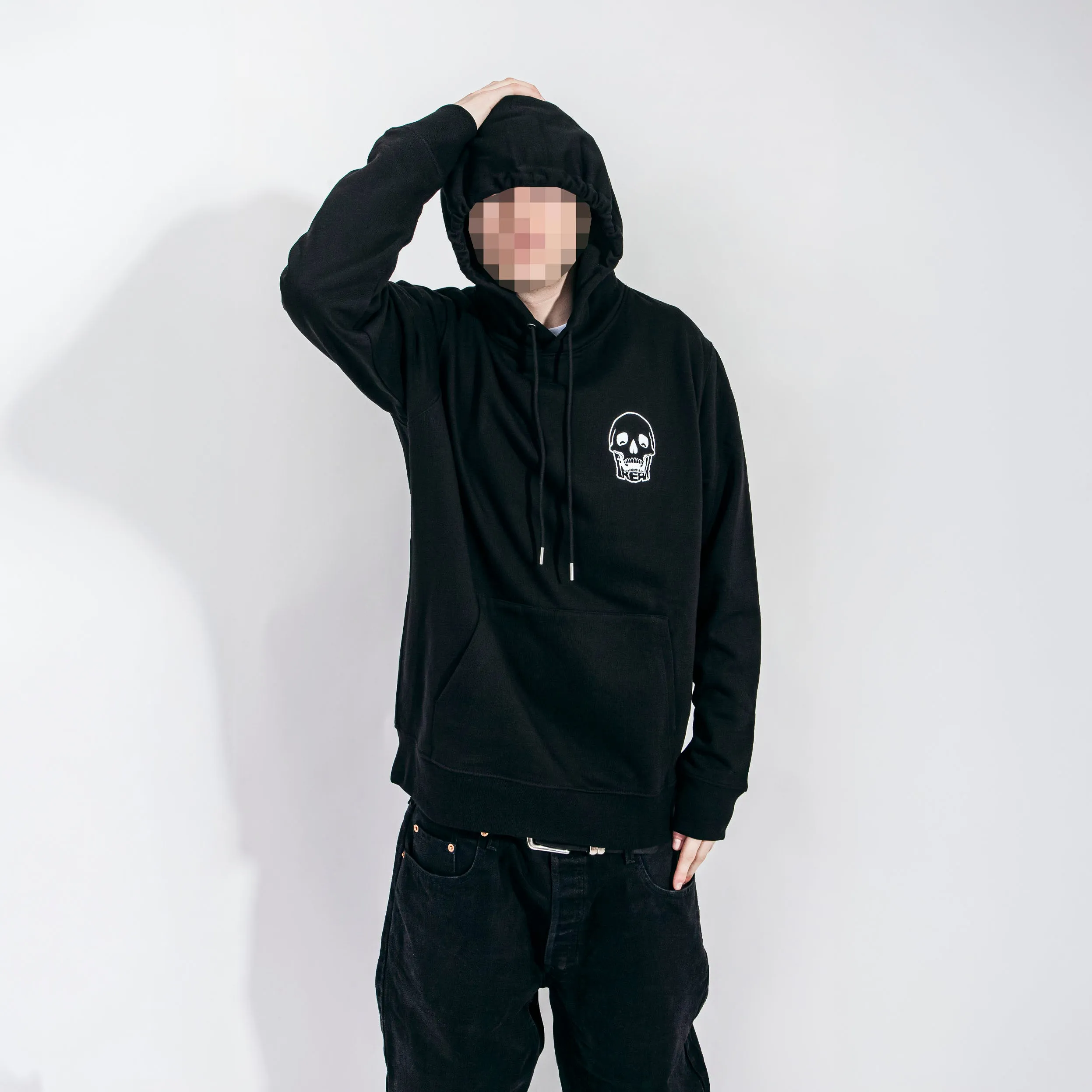 ESSENTIAL LOGO HOODIE (BLACK) sold by Freak product image thumbnail 3
