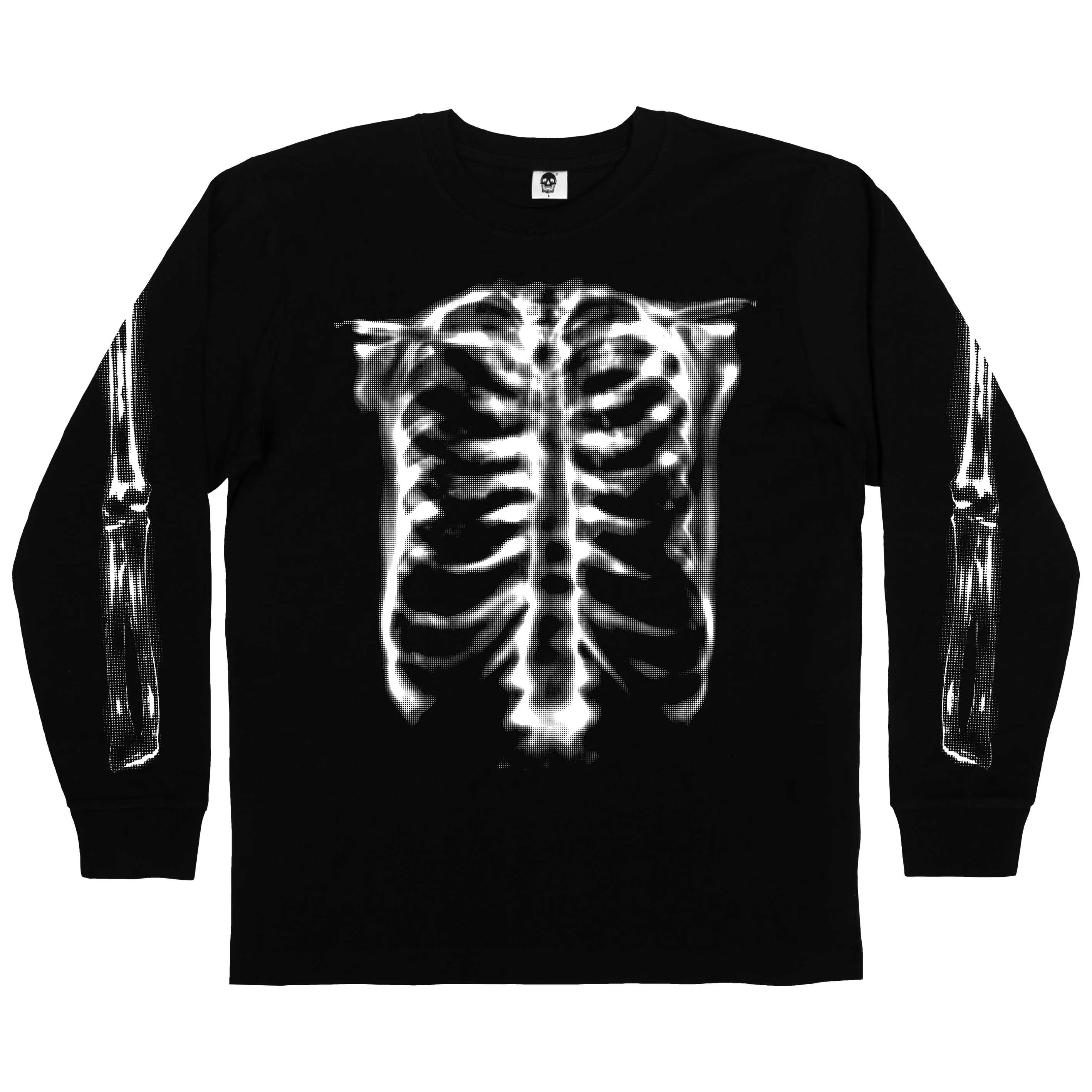 SKELETON LONGSLEEVE (BLACK) sold by Freak