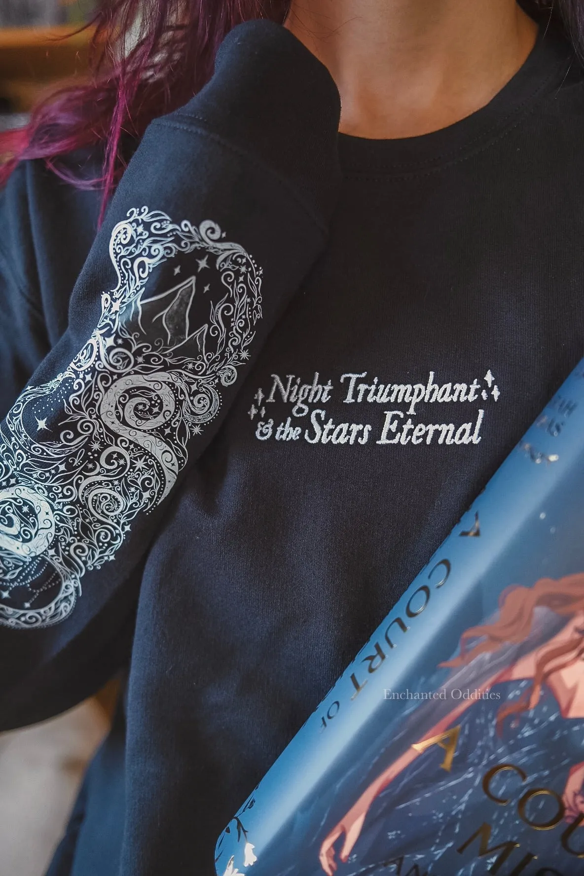 *imperfect* Stars Eternal Crewneck sold by Enchanted Oddities product image thumbnail 2