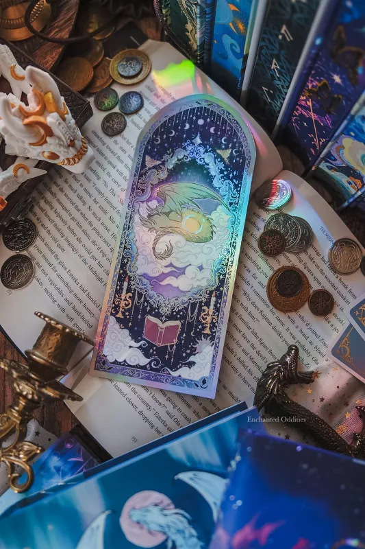 Nightfall Dragon Bookmark sold by Enchanted Oddities