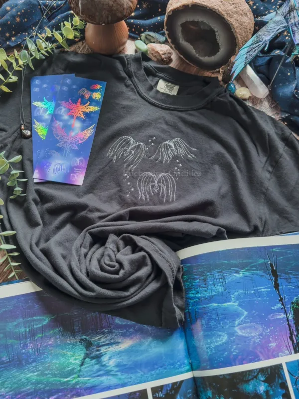 Sacred Seeds Embroidered Tee sold by Enchanted Oddities