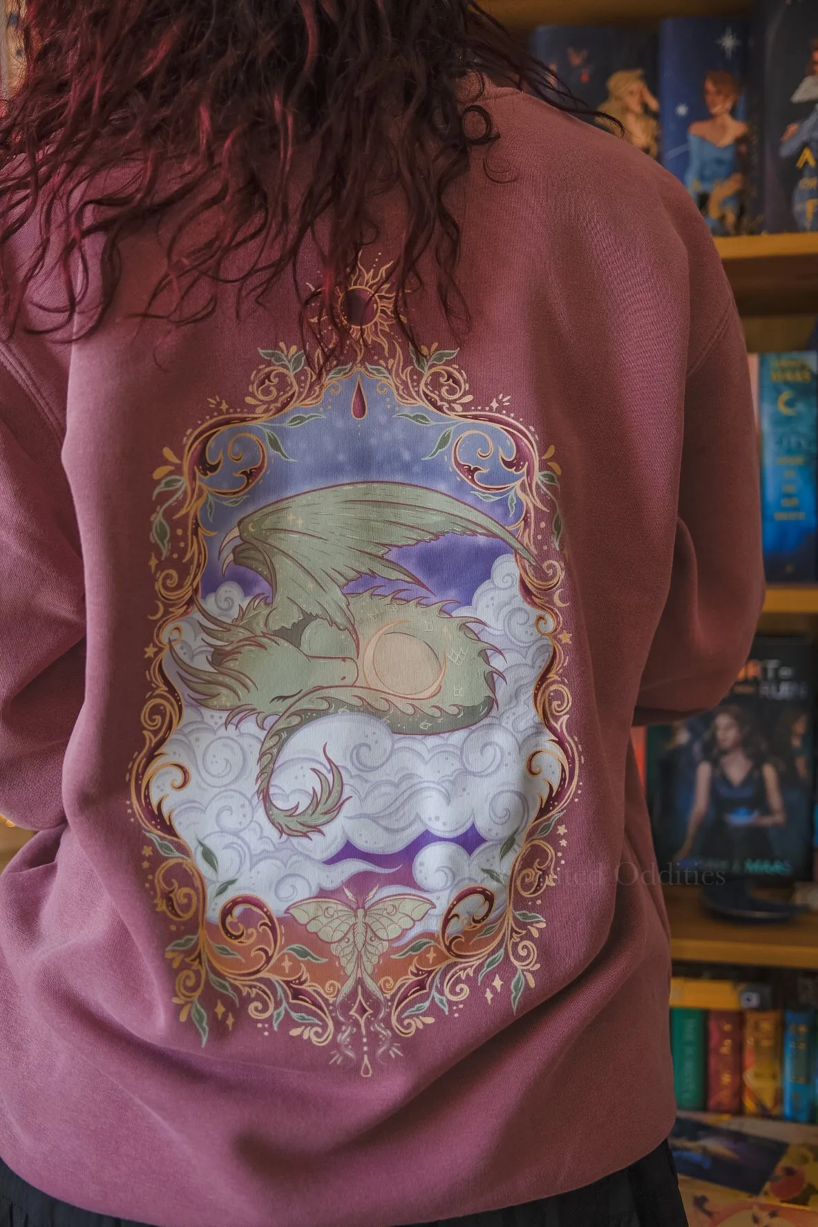 Dusk Dragon crewneck sold by Enchanted Oddities product image thumbnail 2