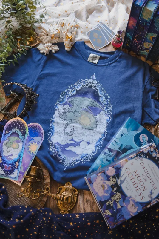 Nightfall Dragon printed tee sold by Enchanted Oddities