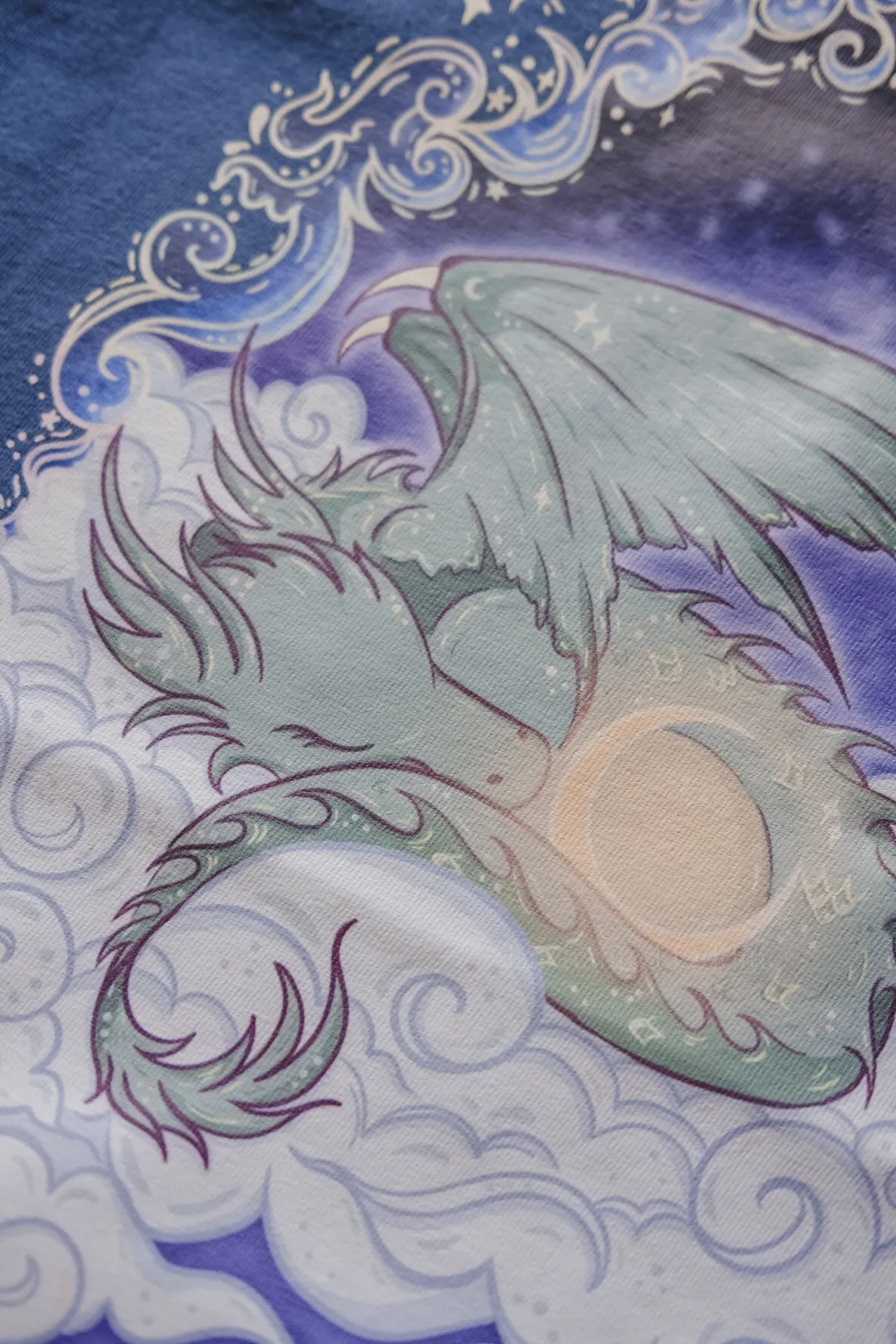Nightfall Dragon printed tee sold by Enchanted Oddities product image thumbnail 4