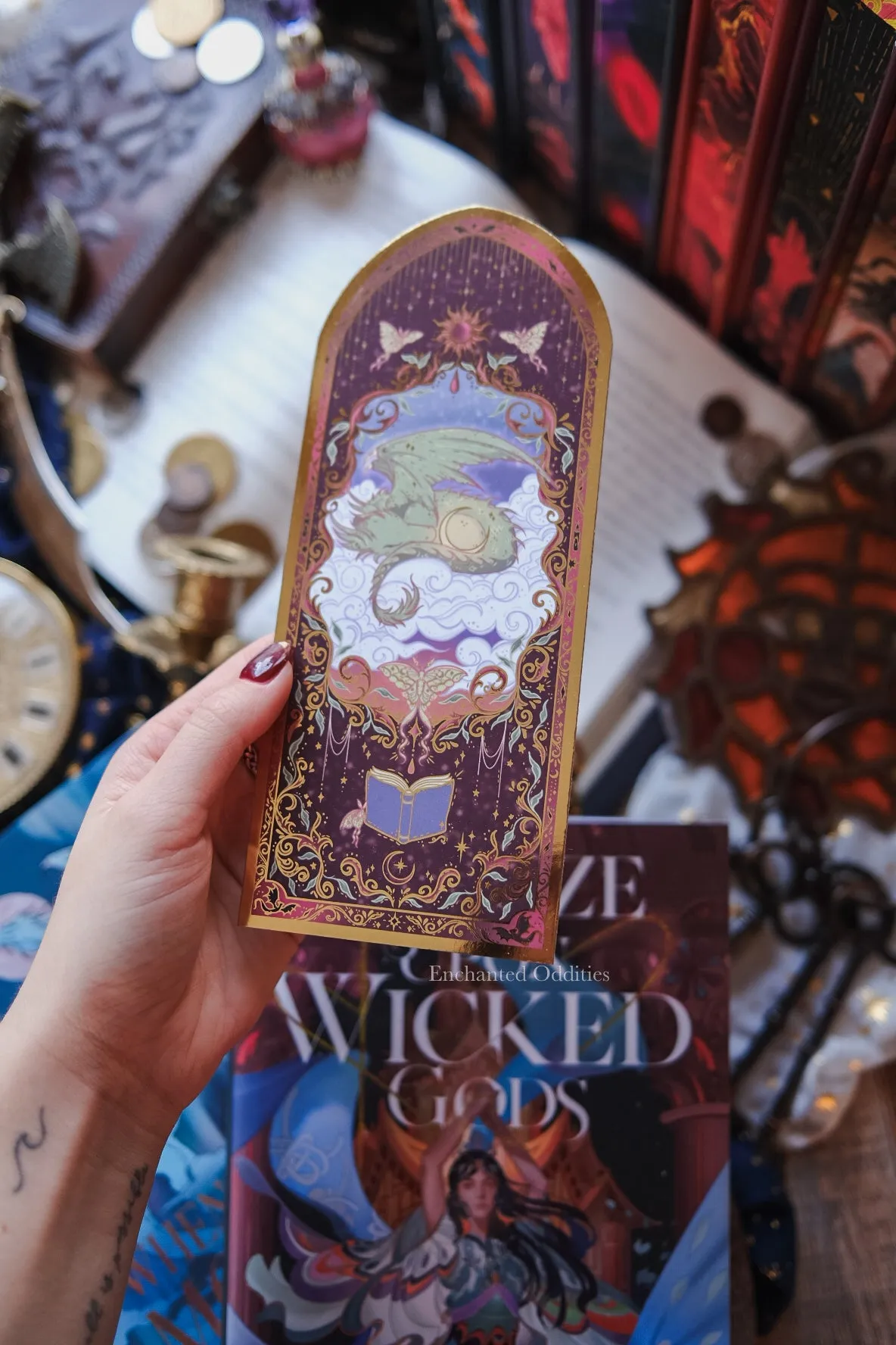 Dusk Dragon Bookmark sold by Enchanted Oddities product image thumbnail 2