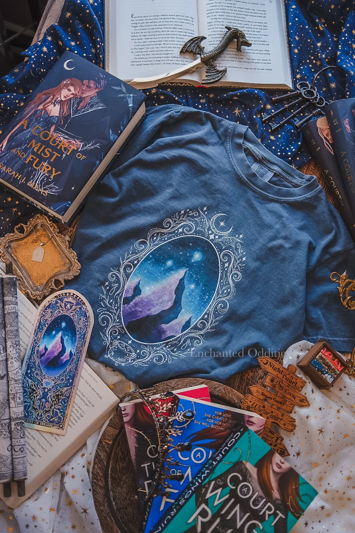 Starlight City printed tee sold by Enchanted Oddities