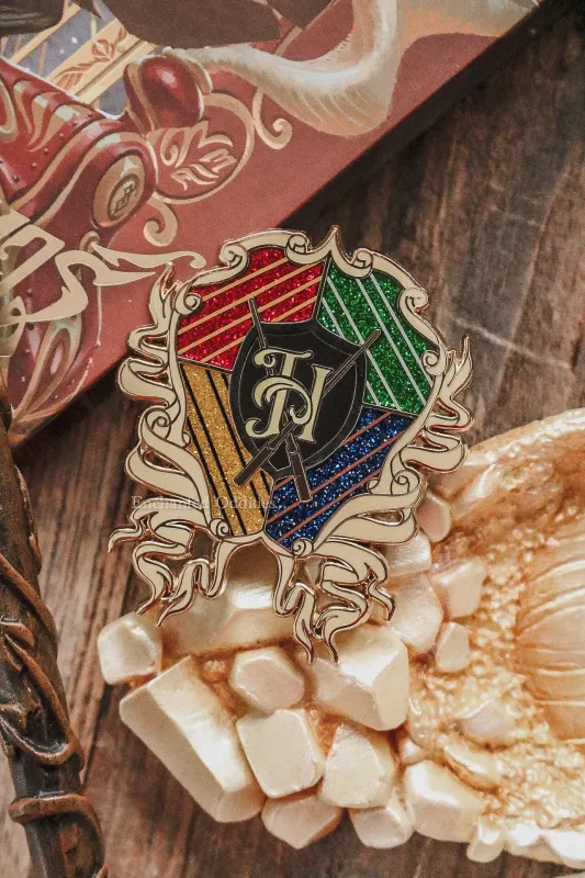 School of Wizardry Enamel Pin sold by Enchanted Oddities