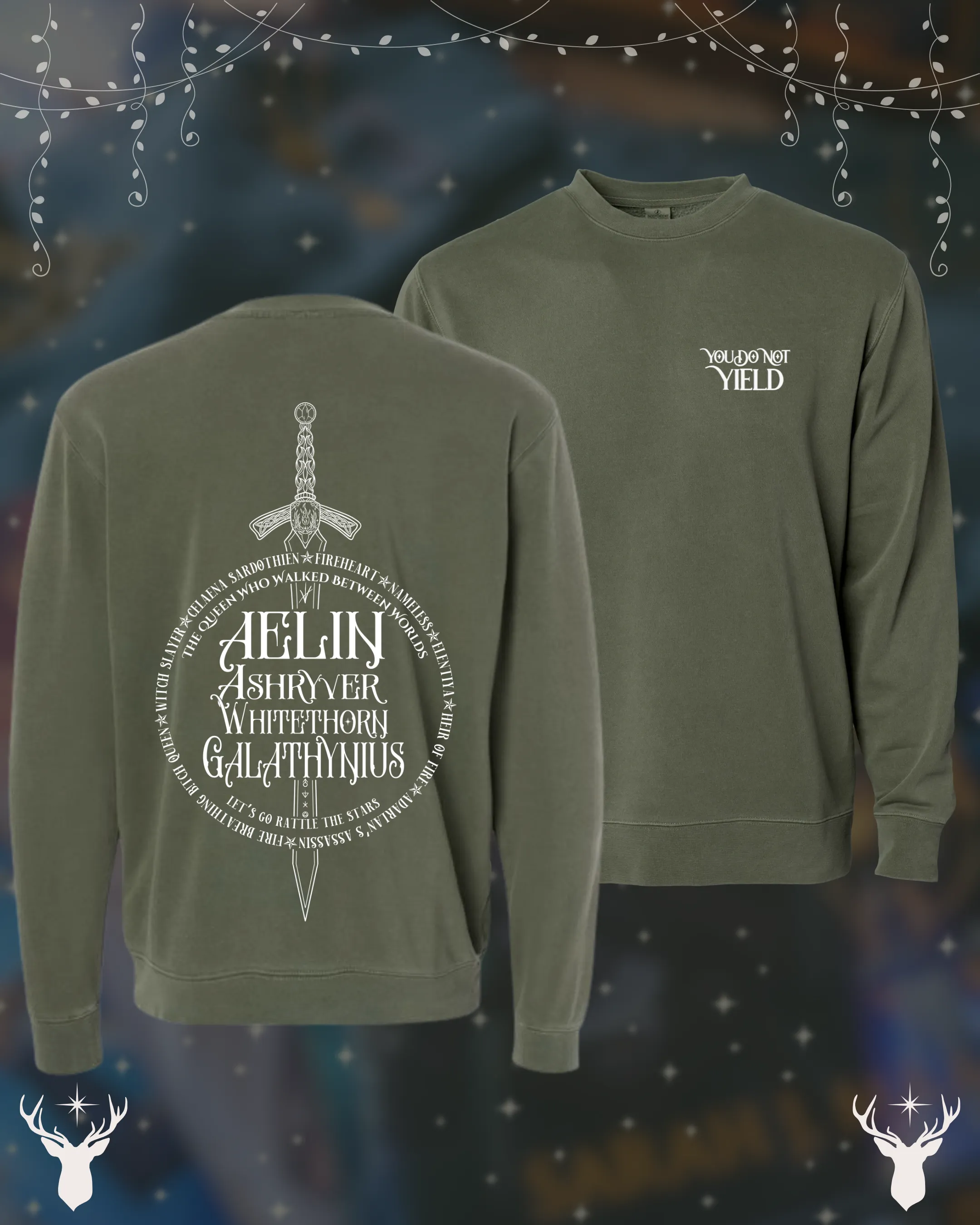 Queen with Many Names Crewneck sold by Enchanted Oddities