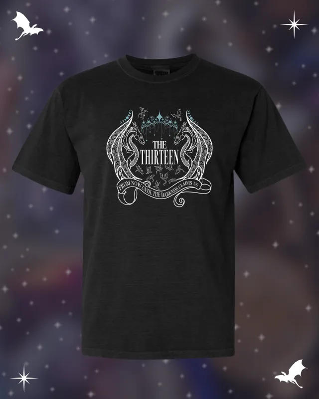 Thirteen Crest Printed Tee sold by Enchanted Oddities