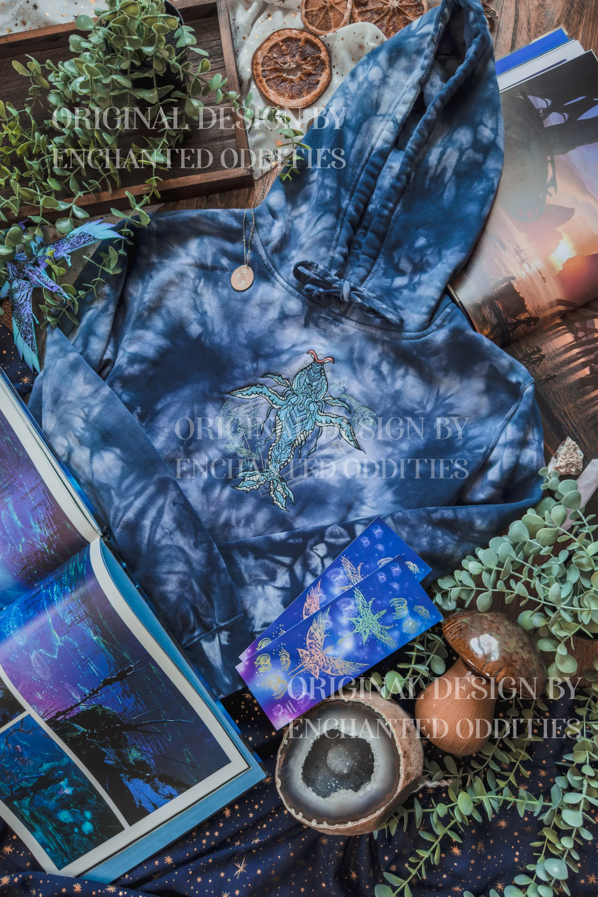 Spirit Sibling Premium Tie Dye Hoodie sold by Enchanted Oddities