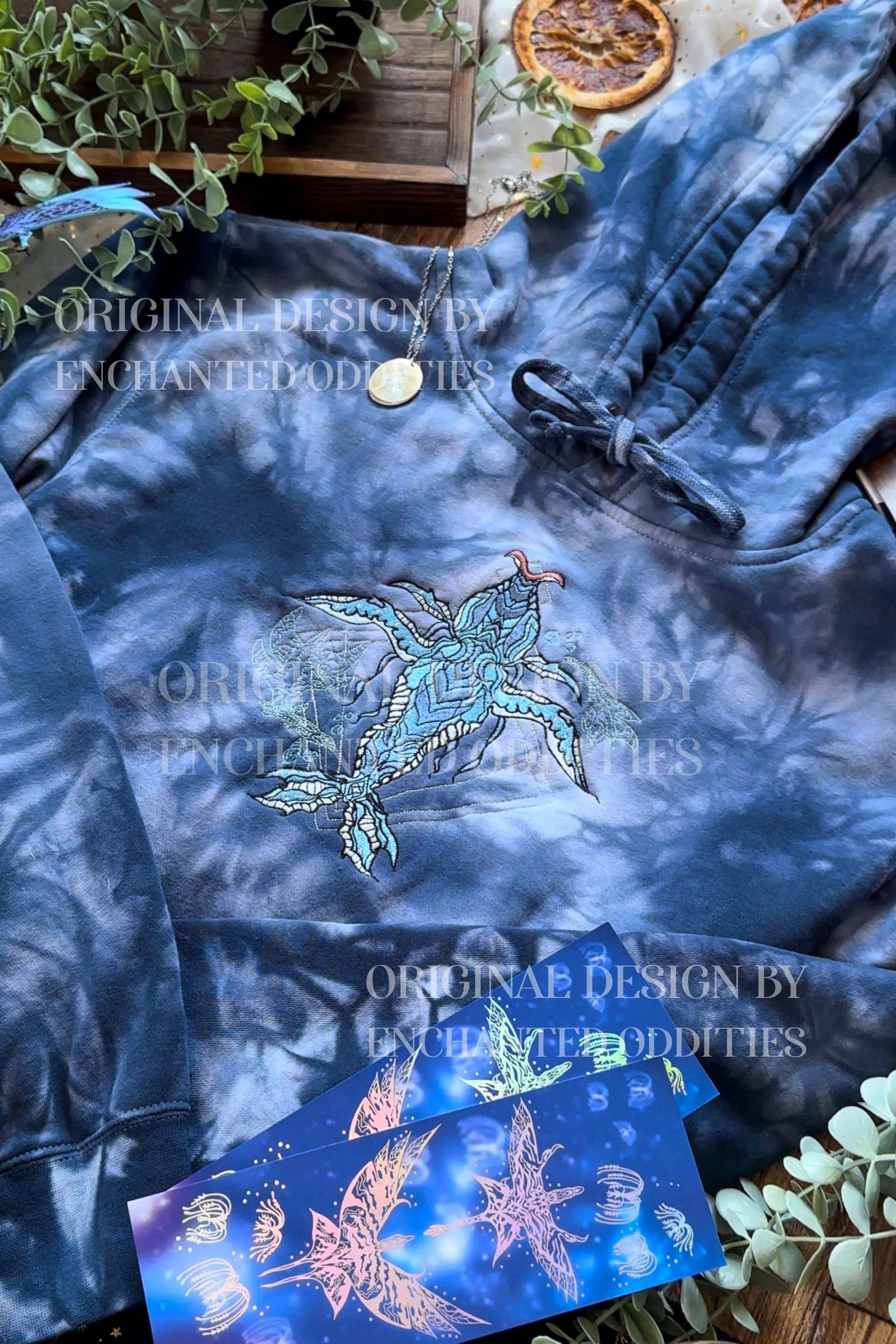 Spirit Sibling Premium Tie Dye Hoodie sold by Enchanted Oddities product image thumbnail 2