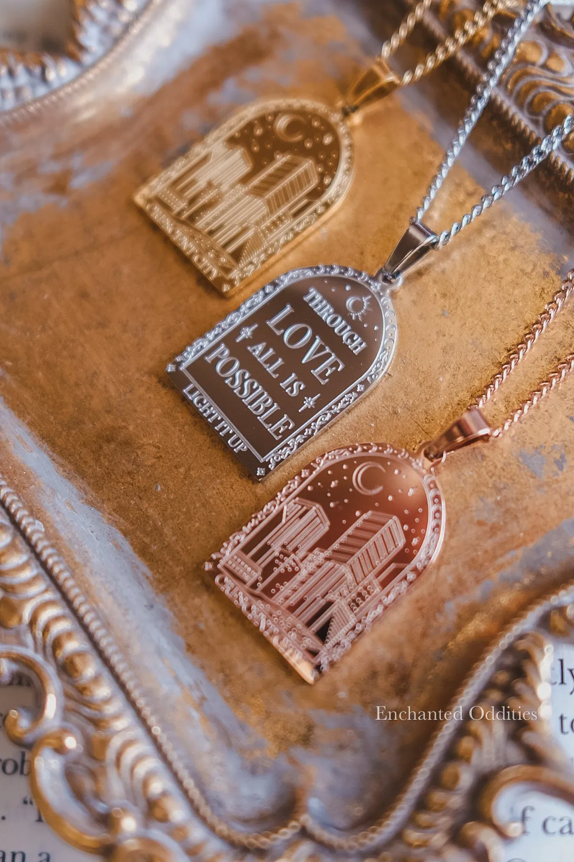*IMPERFECT* Crescent City Necklace sold by Enchanted Oddities