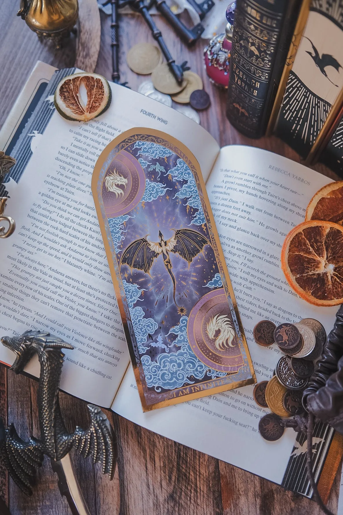 I am Infinite Bookmark sold by Enchanted Oddities