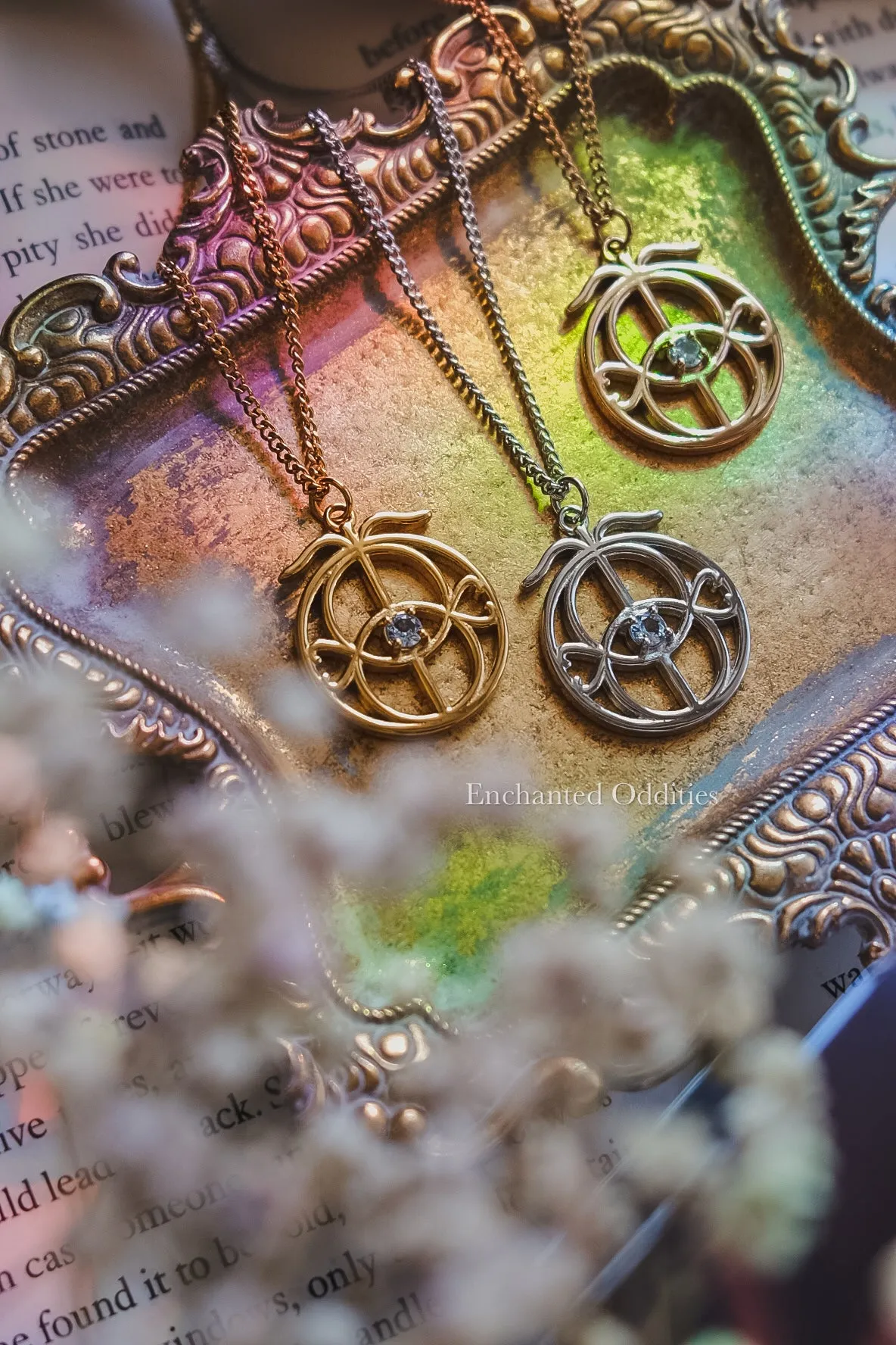 *PRE-ORDER* Eye of Elena necklace sold by Enchanted Oddities product image thumbnail 4
