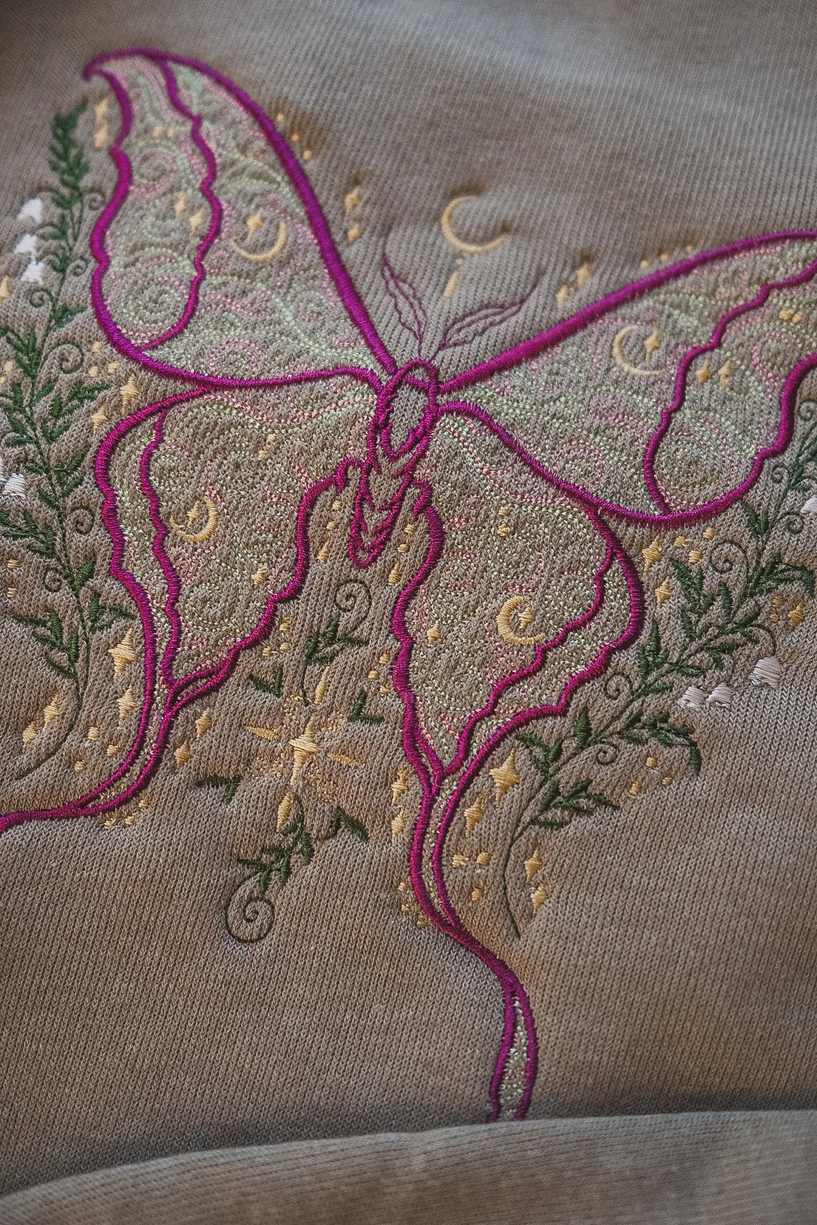Actias Luna Crewneck sold by Enchanted Oddities product image thumbnail 3