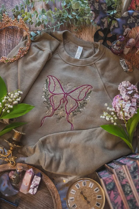 Actias Luna Crewneck made by Enchanted Oddities