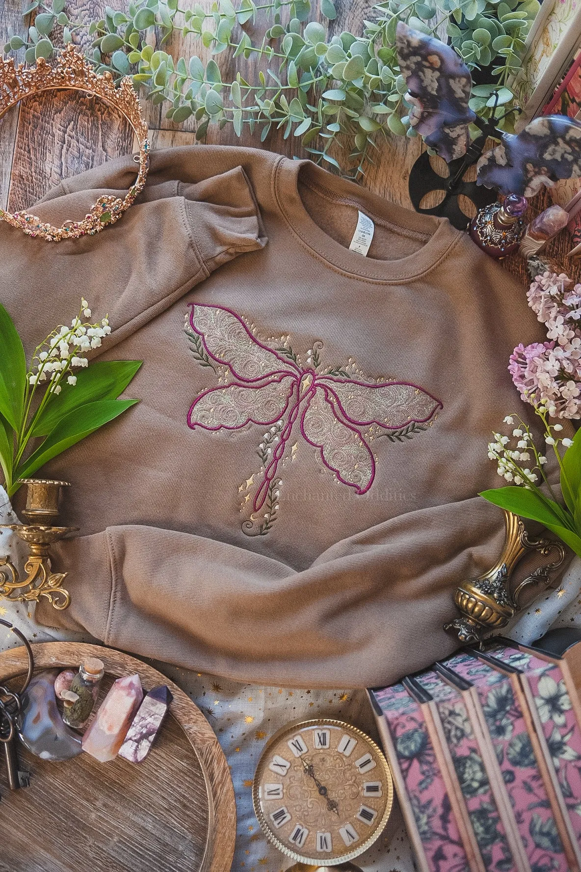 Anisoptera Crewneck sold by Enchanted Oddities