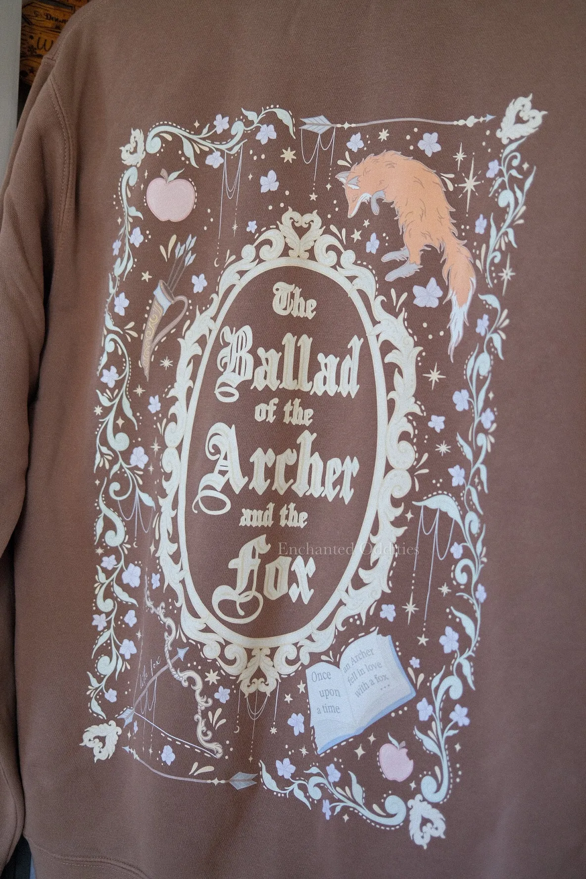 Little Fox crewneck in Brown sold by Enchanted Oddities product image thumbnail 3
