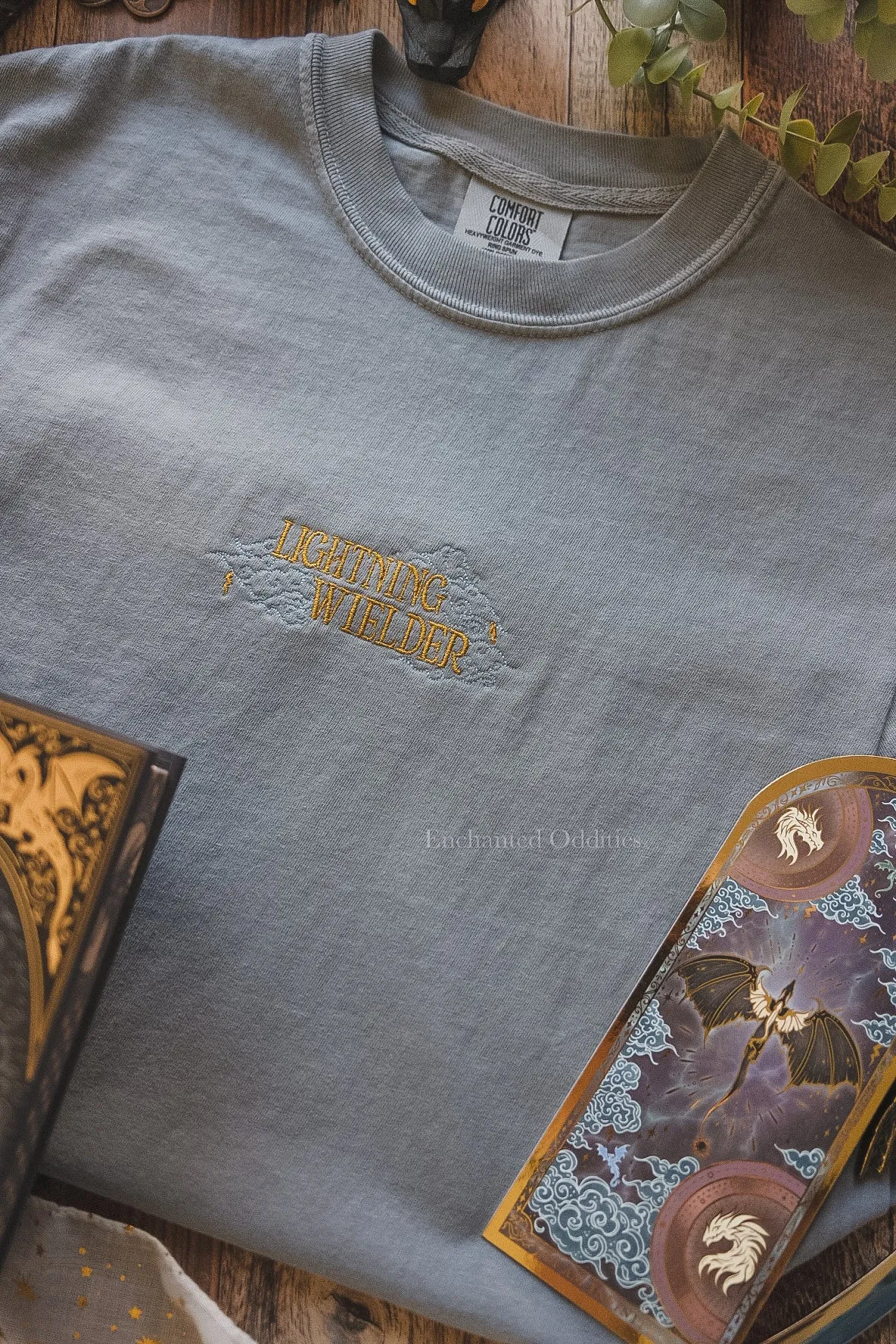 Lightning Wielder Premium Tee sold by Enchanted Oddities product image thumbnail 2