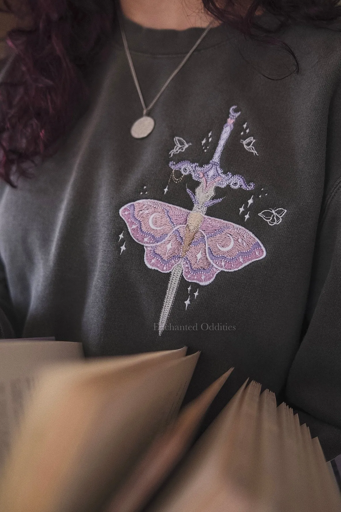 *PRE-ORDER* To Tell a Story crewneck sold by Enchanted Oddities product image thumbnail 5