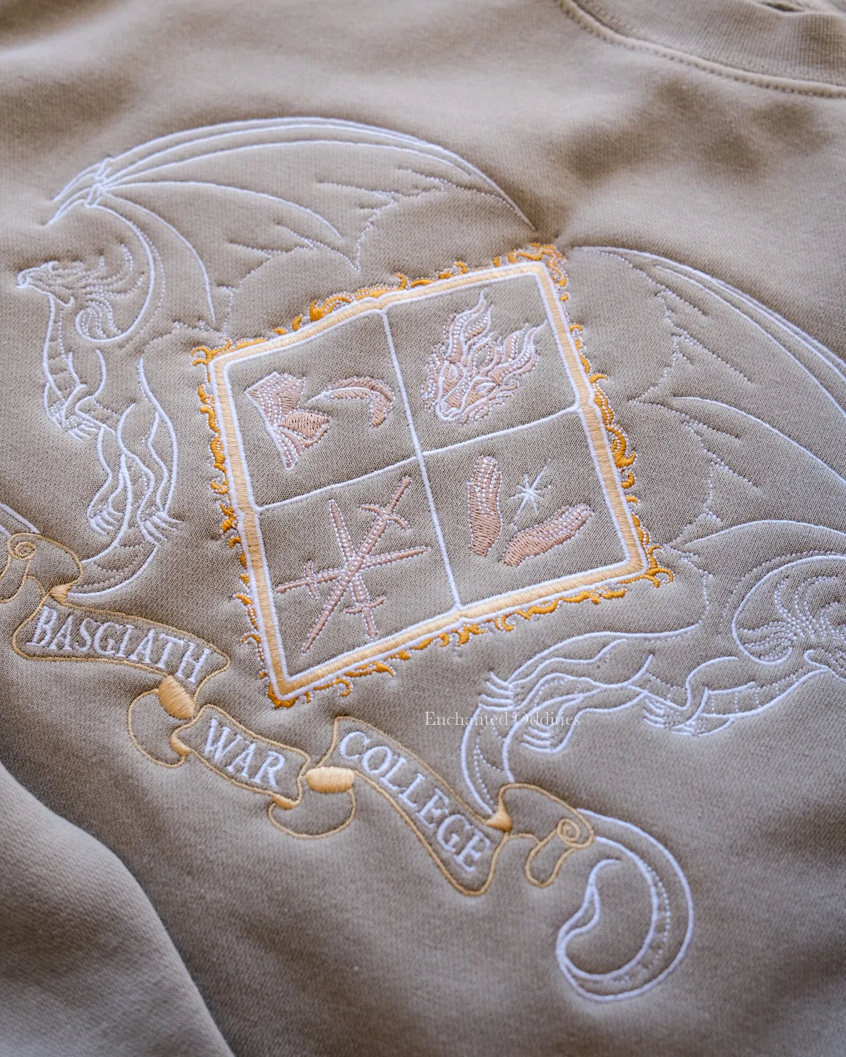 Basgiath Crest Premium Crewneck sold by Enchanted Oddities product image thumbnail 3
