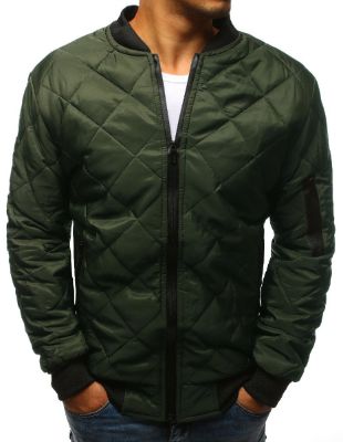 Kurtka męska pikowana bomber jacket zielona TX2216 sold by Dstreet