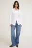 Cinched Waist Poplin Shirt sold by Dynamite