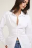 Cinched Waist Poplin Shirt sold by Dynamite